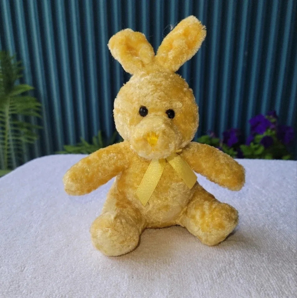 Cuddly Soft  Yellow Rabbit